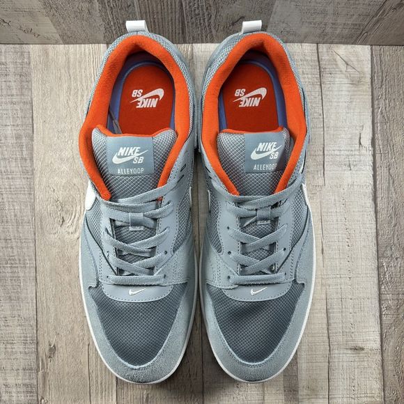 Nike Men's SB Alleyoop Obsidian Mist Shoes Sneakers Gray Size 12 CJ0882-400 - Picture 5 of 15